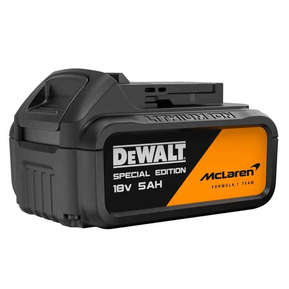 Набір з трьох інструментів акумуляторних безщіткових McLaren F1 TEAM SPECIAL EDITION DeWALT DCK3222MP2T — фото 5