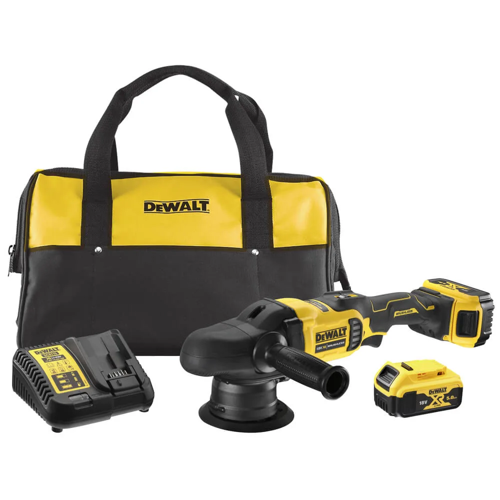 Полірувальна машина акумуляторна безщіткова DeWALT DCM848P2 — фото 3