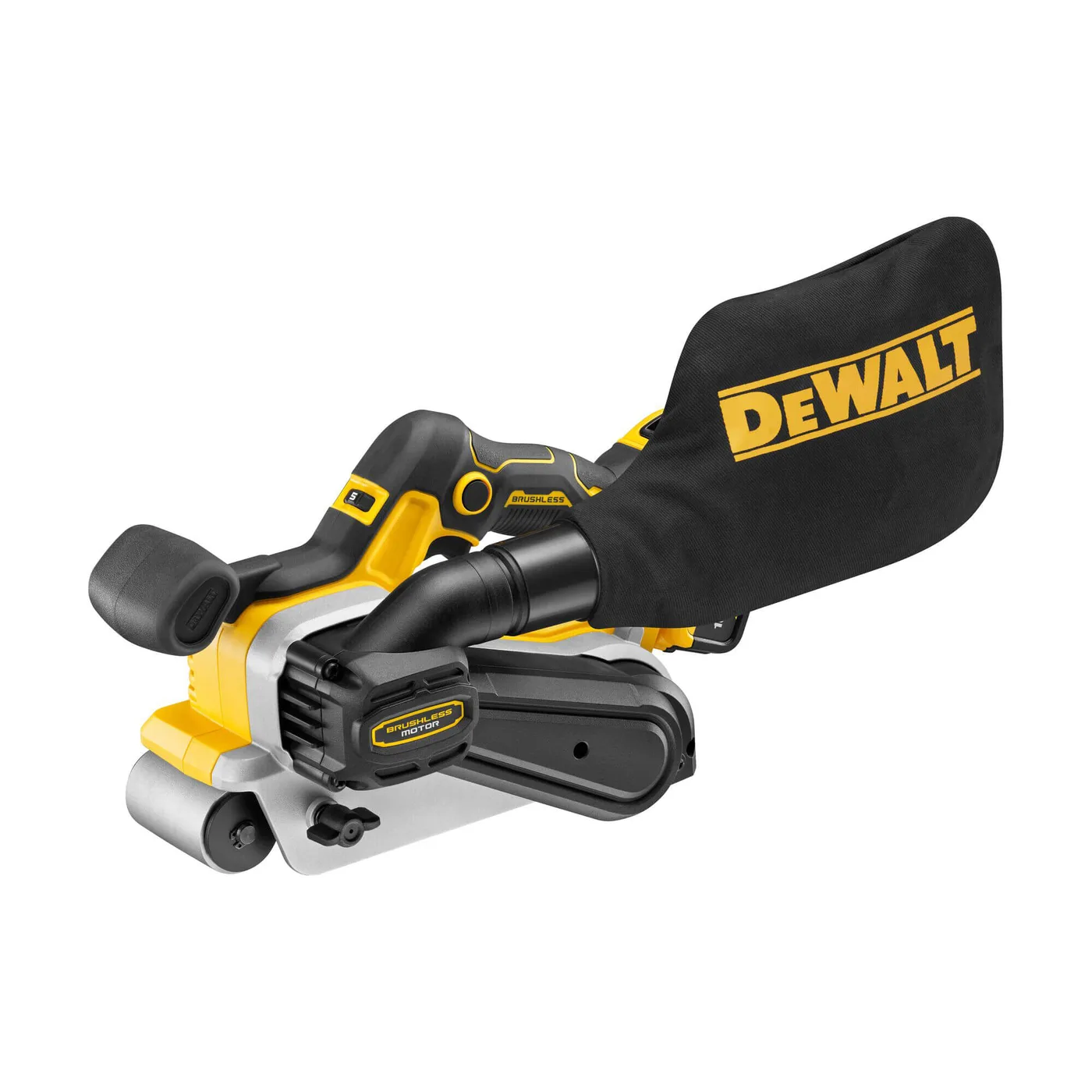 Шліфмашина стрічкова акумуляторна безщіткова DeWALT DCW220P2 — фото 4