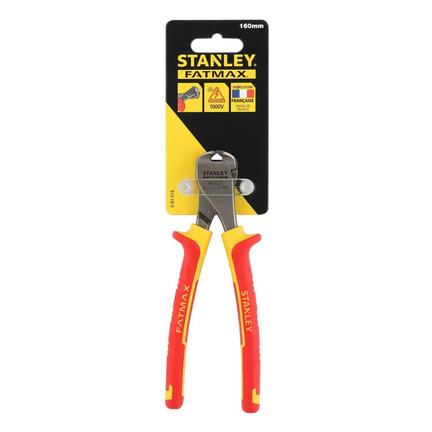 Кусачки електрика MaxSteel VDE 1000V торцеві ізольовані довжиною 165 мм STANLEY 0-84-016 — фото 3