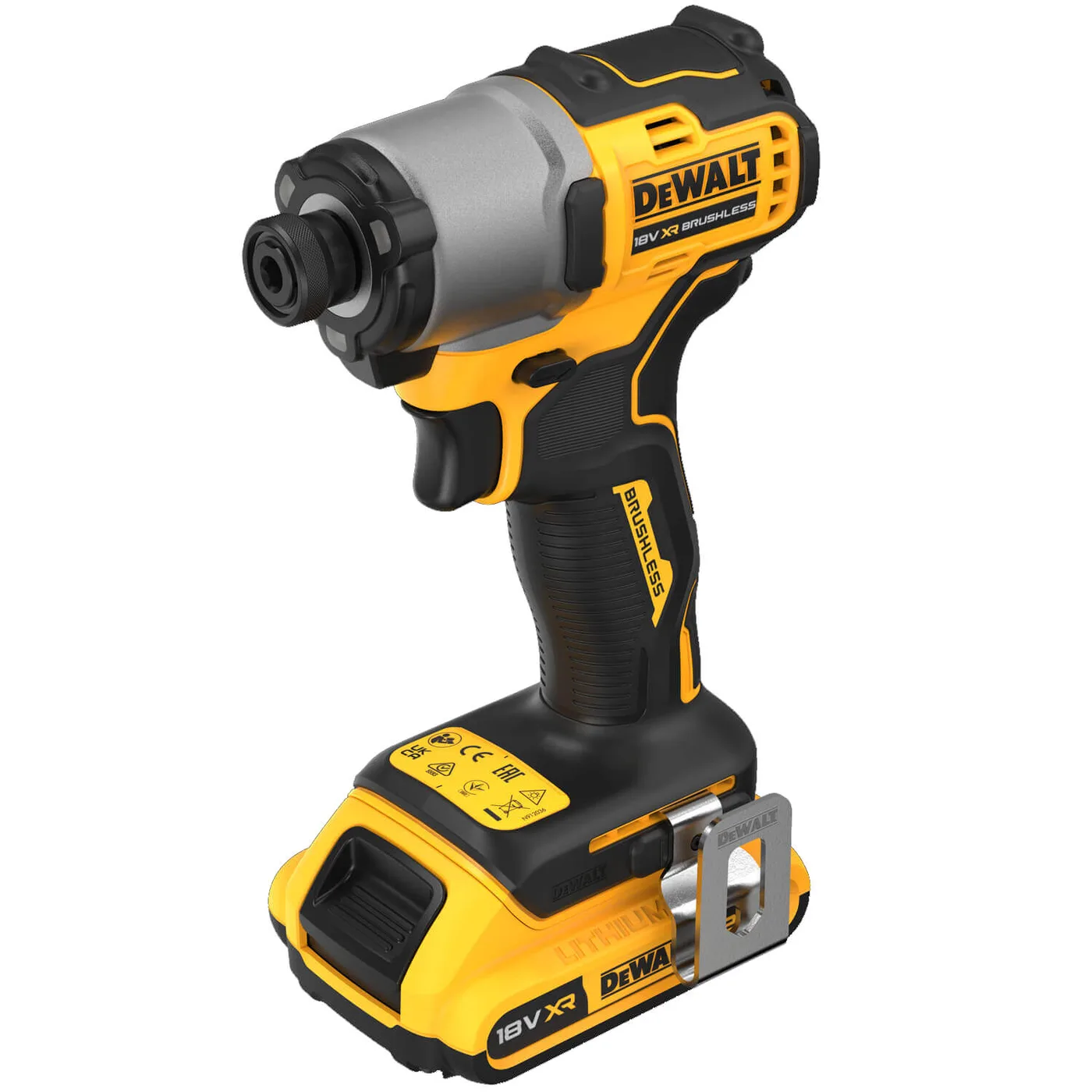 Шурупокрут ударний акумуляторний безщітковий DeWALT DCF840D2T — фото 2