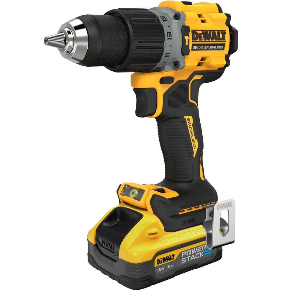Дриль-шурупокрут акумуляторний безщітковий ударний DeWALT DCD805H2T — фото 2