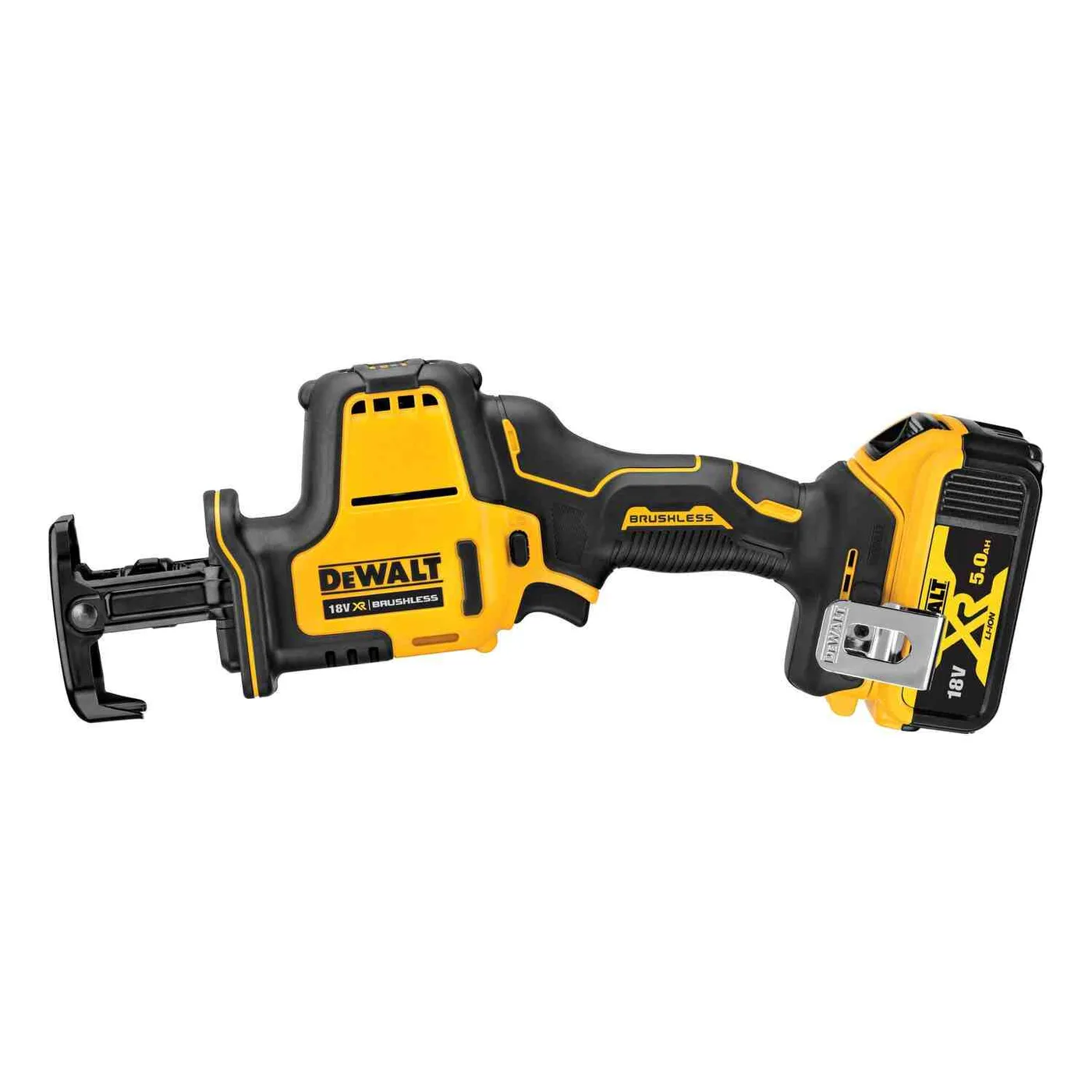 Пилка шабельна акумуляторна безщіткова DeWALT DCS369P2 — фото 2