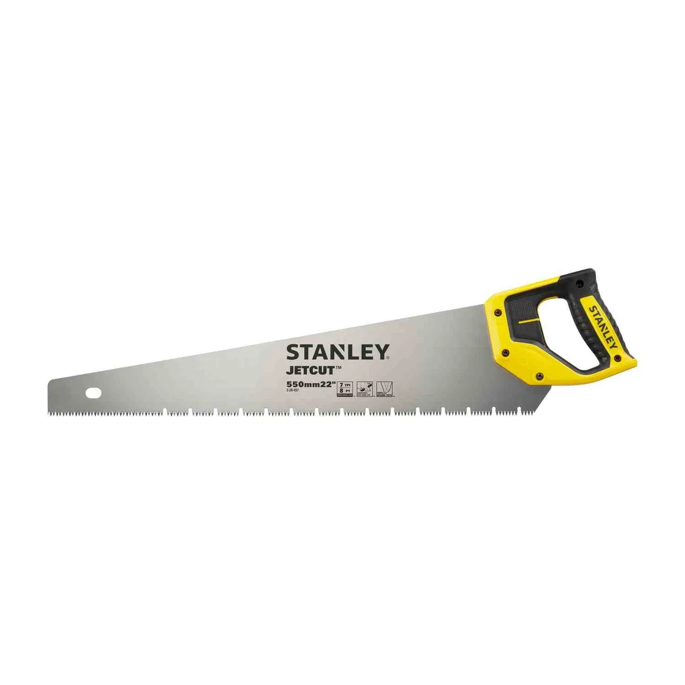 Ножівка Jet-Cut довжиною 550 мм для роботи по гіпсокартону STANLEY 2-20-037 — фото 2