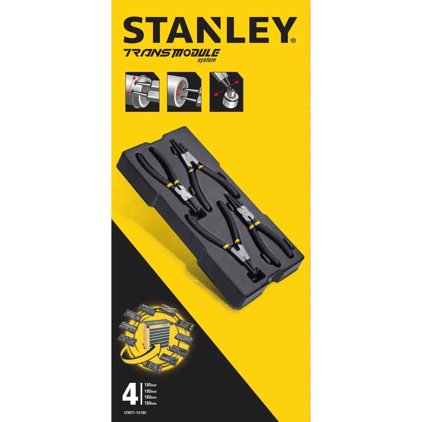 Набір з чотирьох знімачів стопорних кілець STANLEY STMT1-74180 — фото 4