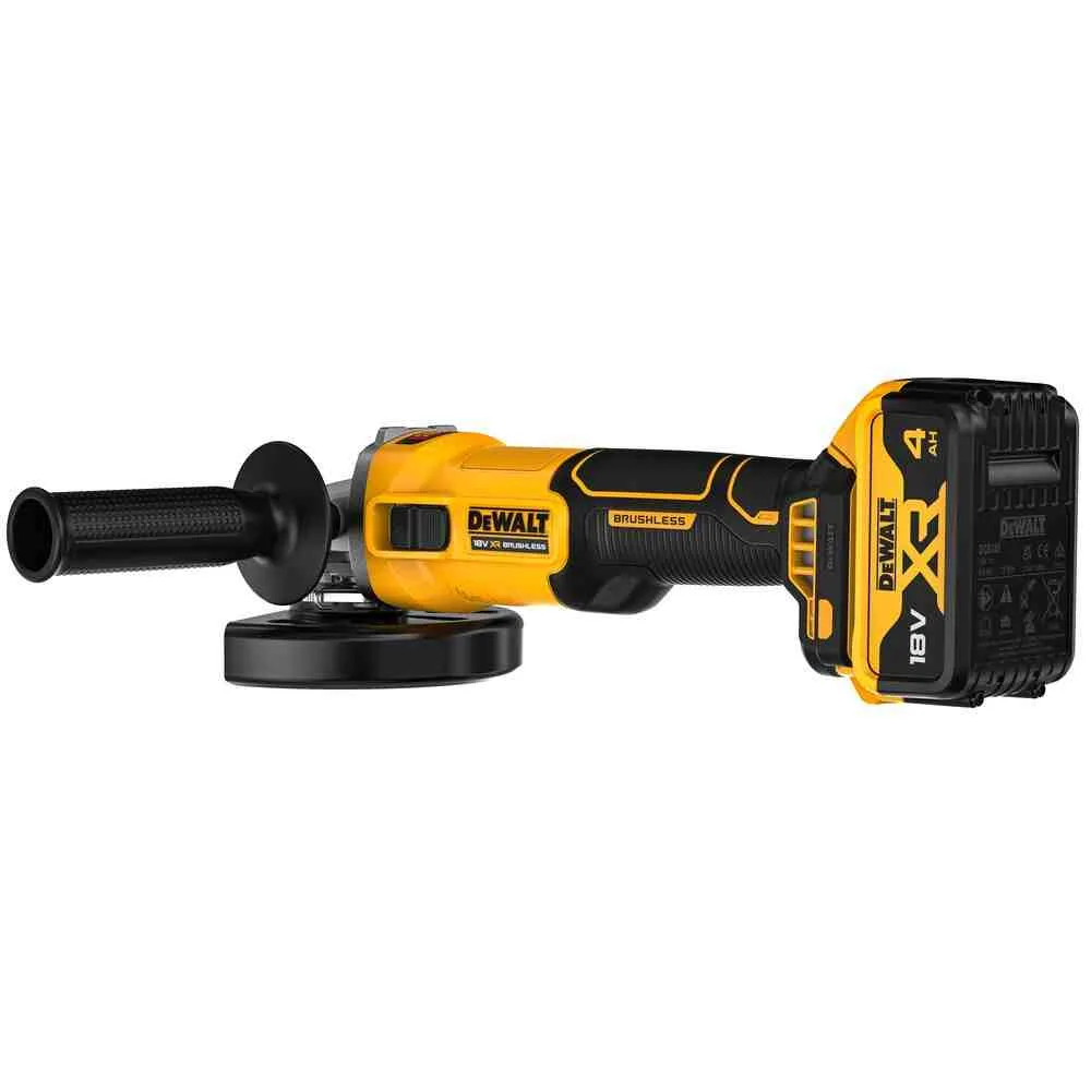 Шліфмашина кутова - болгарка акумуляторна безщіткова DeWALT DCG407M1T — фото 3