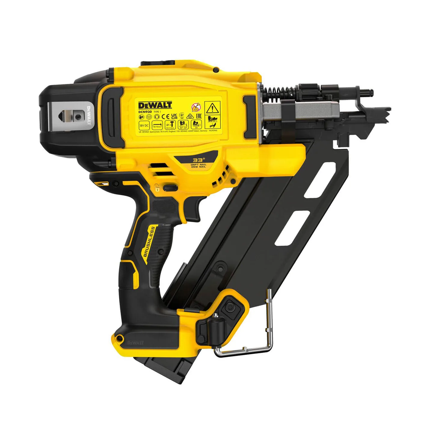 Пістолет цвяхозабивний акумуляторний безщітковий DeWALT DCN930N — фото 4