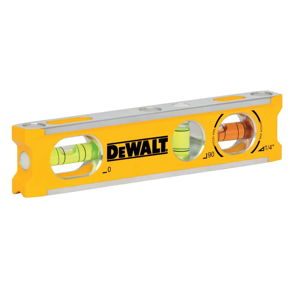 Рівень BILLET TORPEDO з алюмінію довжиною 165 мм з 3 капсулами і магнітами DeWALT DWHT42525-0 — фото 2