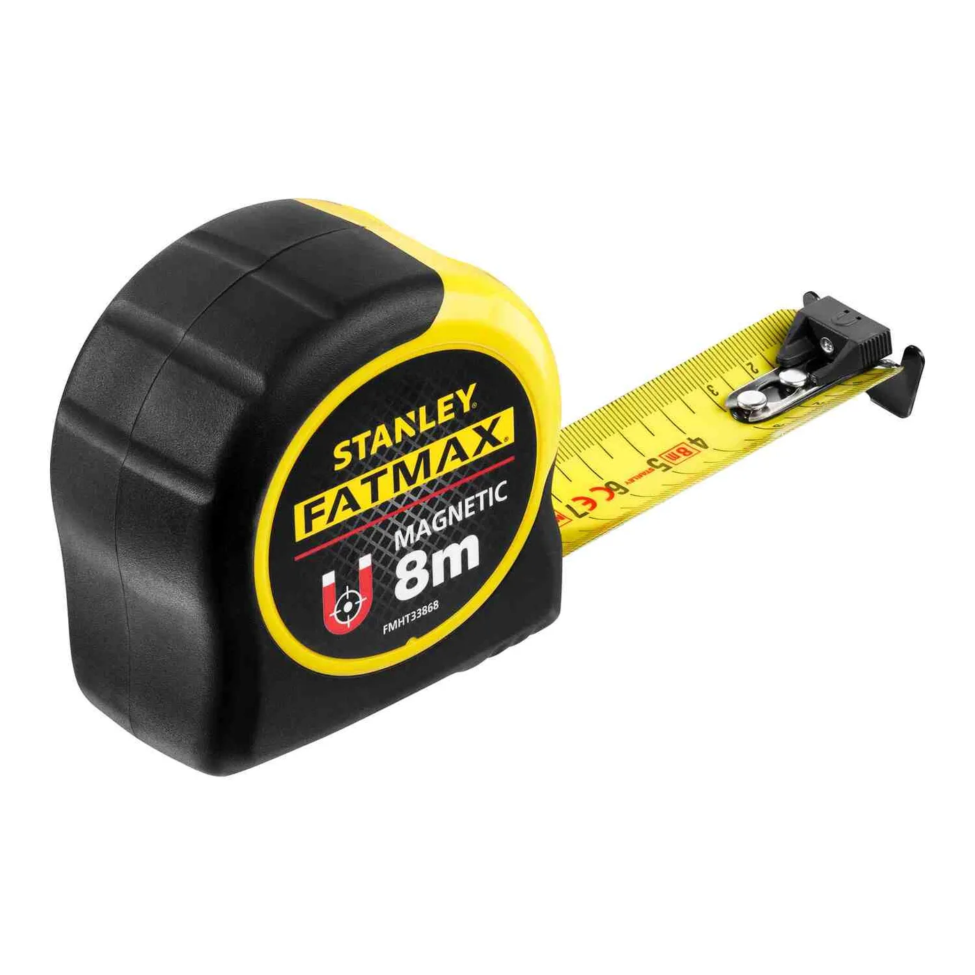 Рулетка вимірювальна FatMax Blade Armor довжиною 8 м, шириною 32 мм, магнітна STANLEY FMHT0-33868 — фото 2
