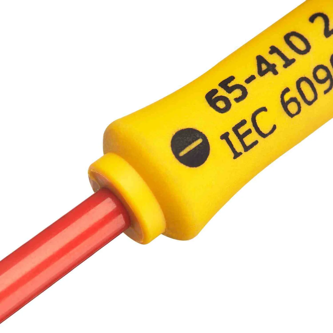 Викрутка електрика FatMax VDE 1000V ізольована з жалом під шліц SL2.5 довжиною 50 мм STANLEY 0-65-410 — фото 5