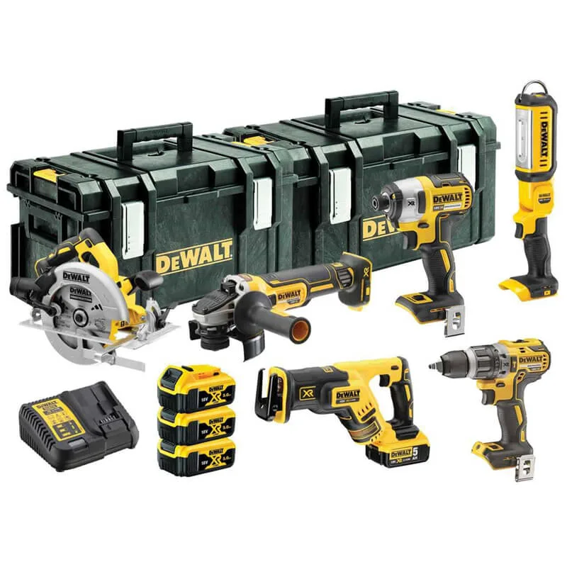 Набір з шести інструментів безщіткових DeWALT DCK623P3 — фото 4