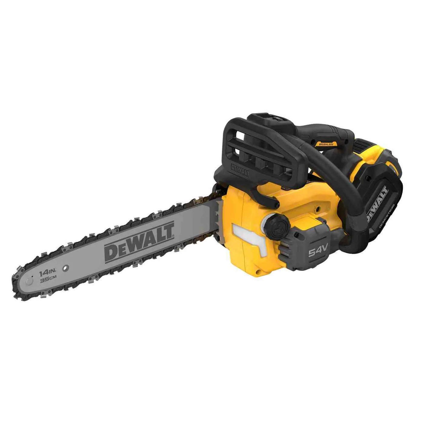 Пилка ланцюгова акумуляторна безщіткова з верхньою рукояткою DeWALT DCMCST635X1 — фото 3