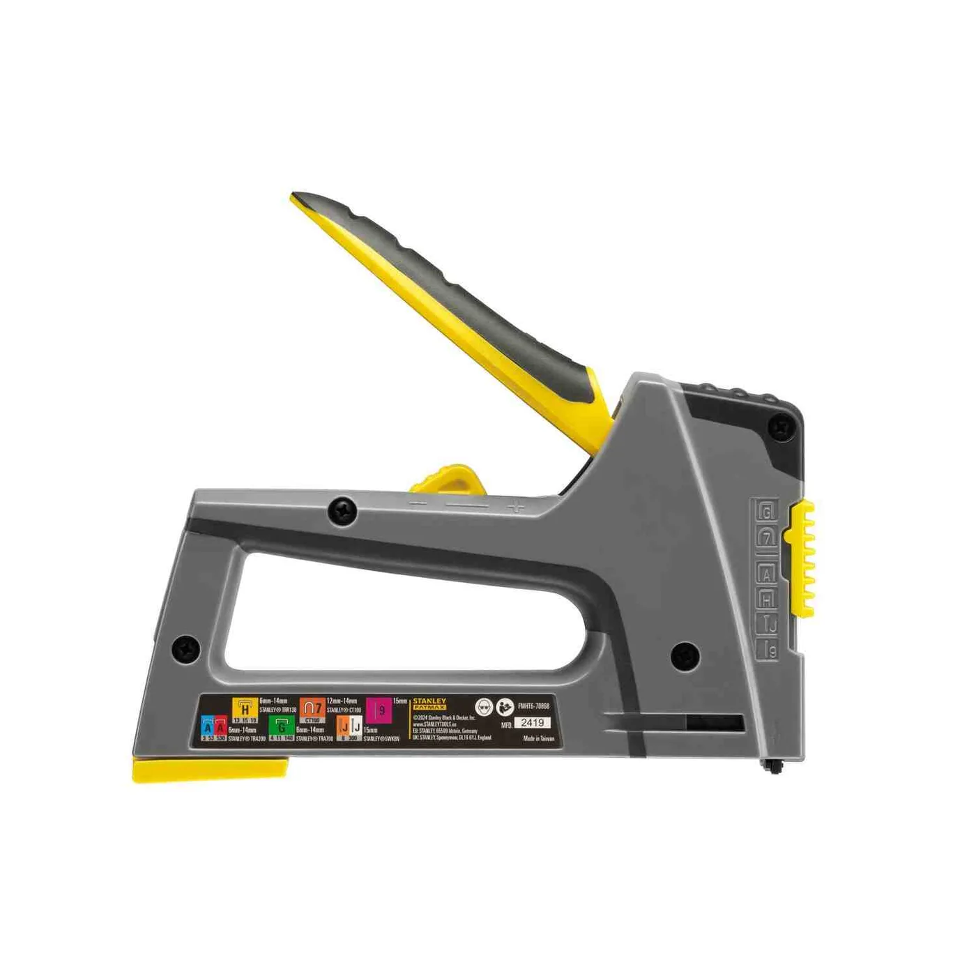 Степлер LIGHT DUTY / HEAVYDUTY / CABLE / BRADS TR75 FATMAX® 6 У 1 для всіх типів скоб STANLEY FMHT6-70868