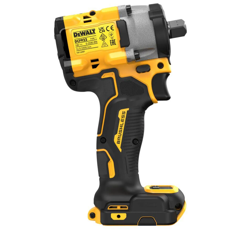 Гайкокрут ударний акумуляторний безщітковий DeWALT DCF922N — фото 4
