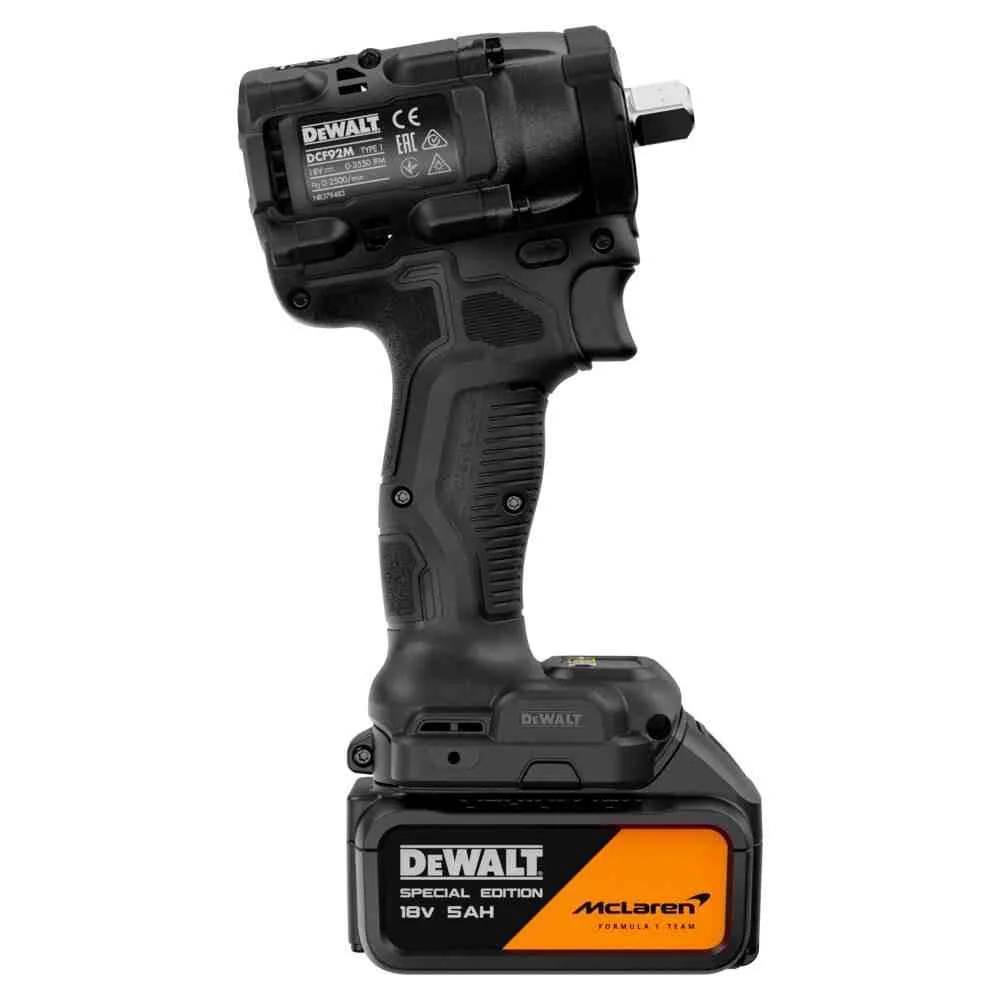 Гайкокрут ударний акумуляторний безщітковий McLaren F1 TEAM SPECIAL EDITION DeWALT DCF92MP2T — фото 6