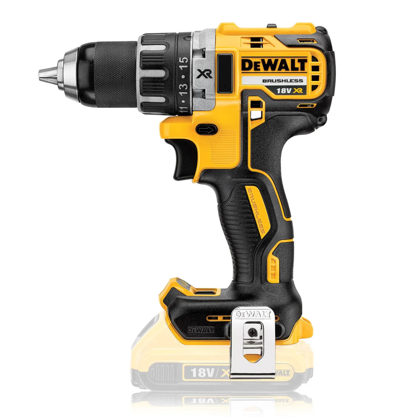Дриль-шурупокрут акумуляторний безщітковий DeWALT DCD791NT — фото 4