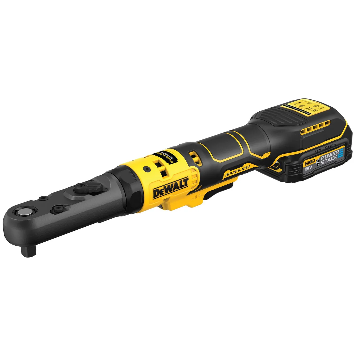Гайкокрут кутовий - ключ-храповик акумуляторний безщітковий DeWALT DCF510E2G — фото 3