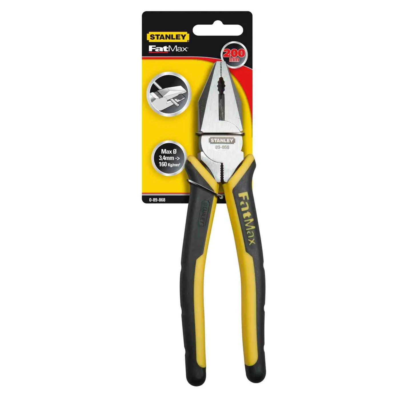 Плоскогубці FatMax® комбіновані довжиною 200 мм STANLEY 0-89-868 — фото 2