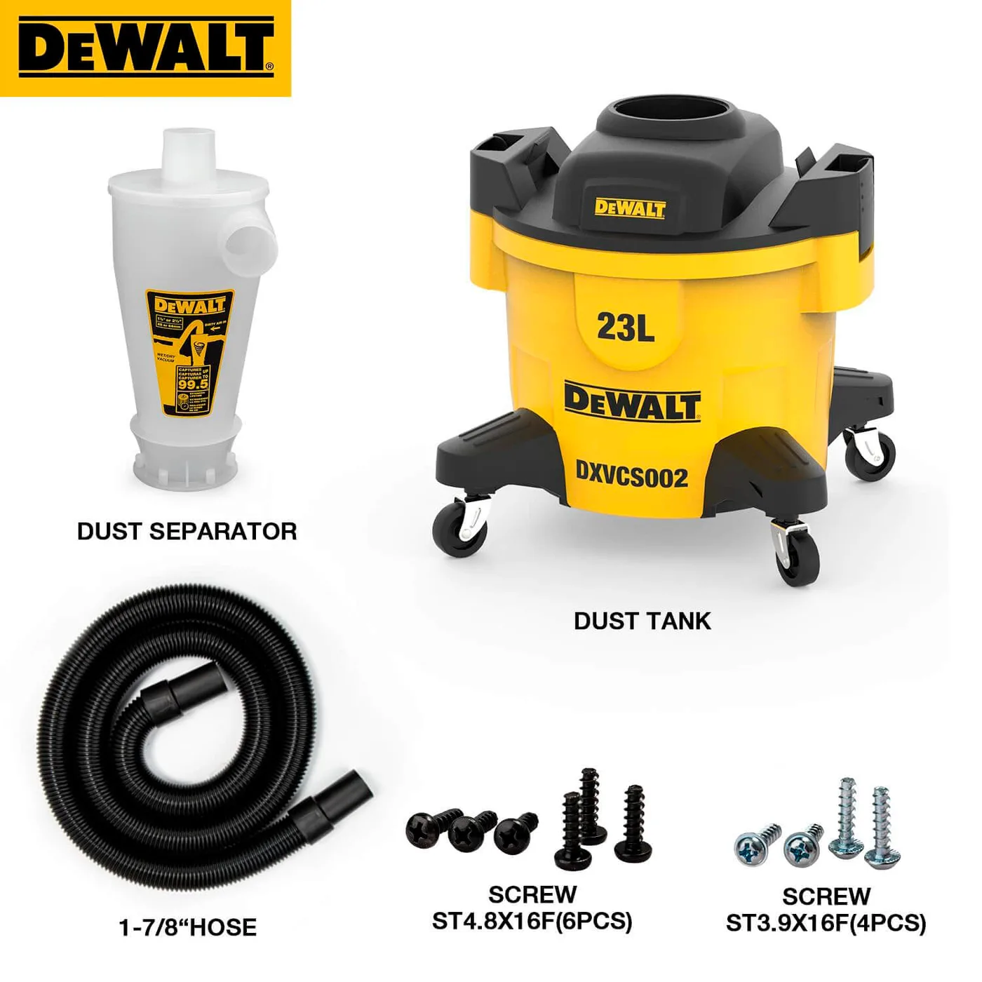 Пилосос DeWALT DXVCS002 — фото 5