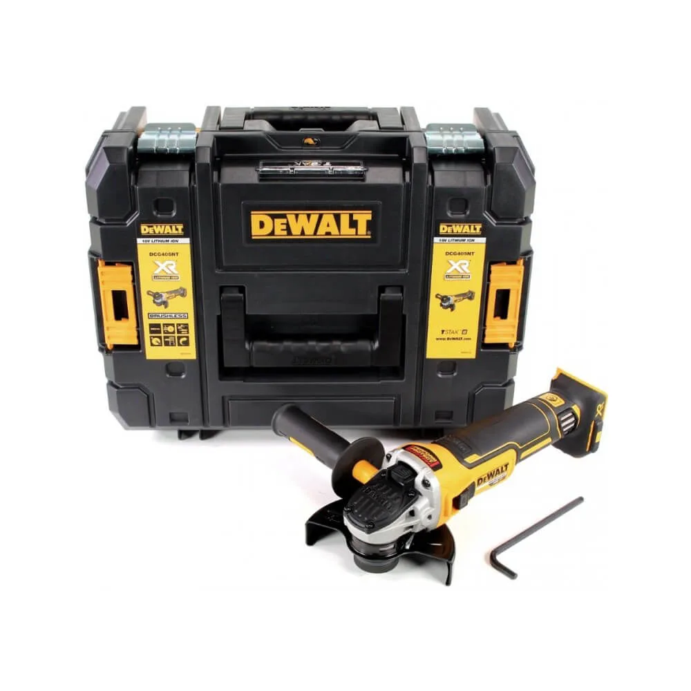 Шліфмашина кутова - болгарка акумуляторна безщіткова DeWALT DCG405NT — Уцінка