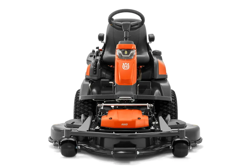 Бензинова фронтальна косарка-трактор Husqvarna R 420TsX AWD — фото 5