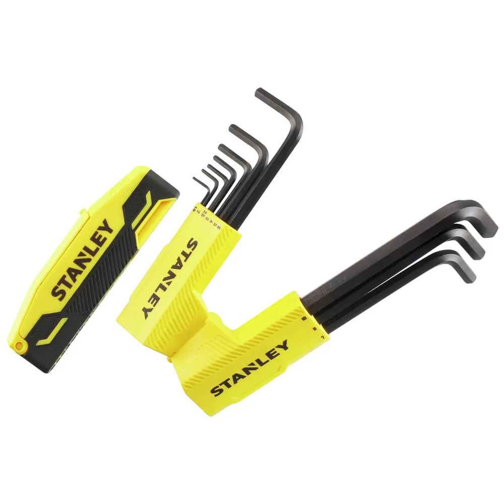 Набір з деcяти шестигранних метричних ключів HEX GRIP STANLEY 0-89-904 — фото 2