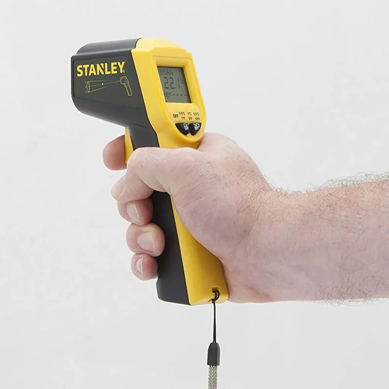 Термометр інфрачервоний, діапазон виміру температур від - 38 ° до + 520 °С STANLEY STHT0-77365 — фото 3