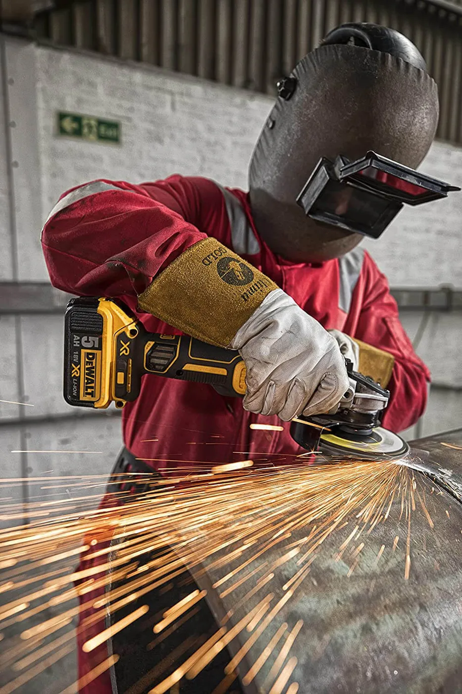 Шліфмашина кутова - болгарка акумуляторна безщіткова DeWALT DCG405N — фото 4