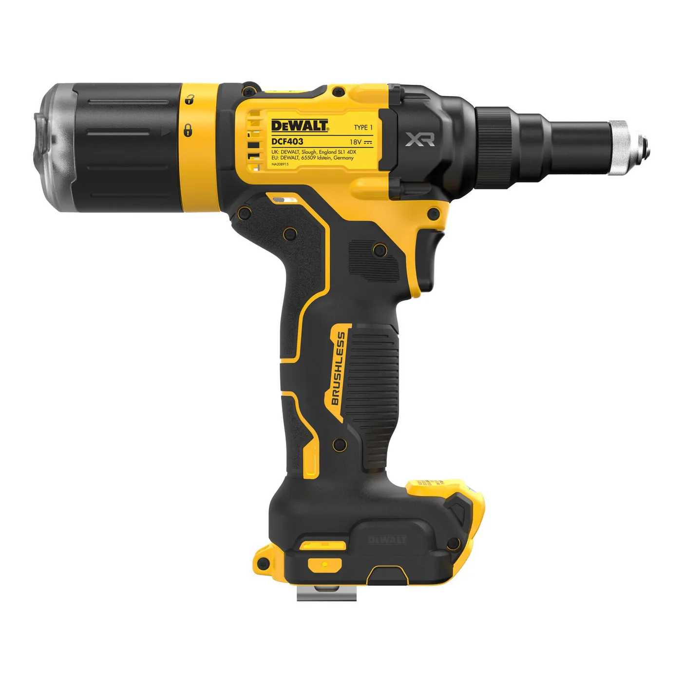 Заклепочник акумуляторний безщітковий DeWALT DCF403NT — фото 4