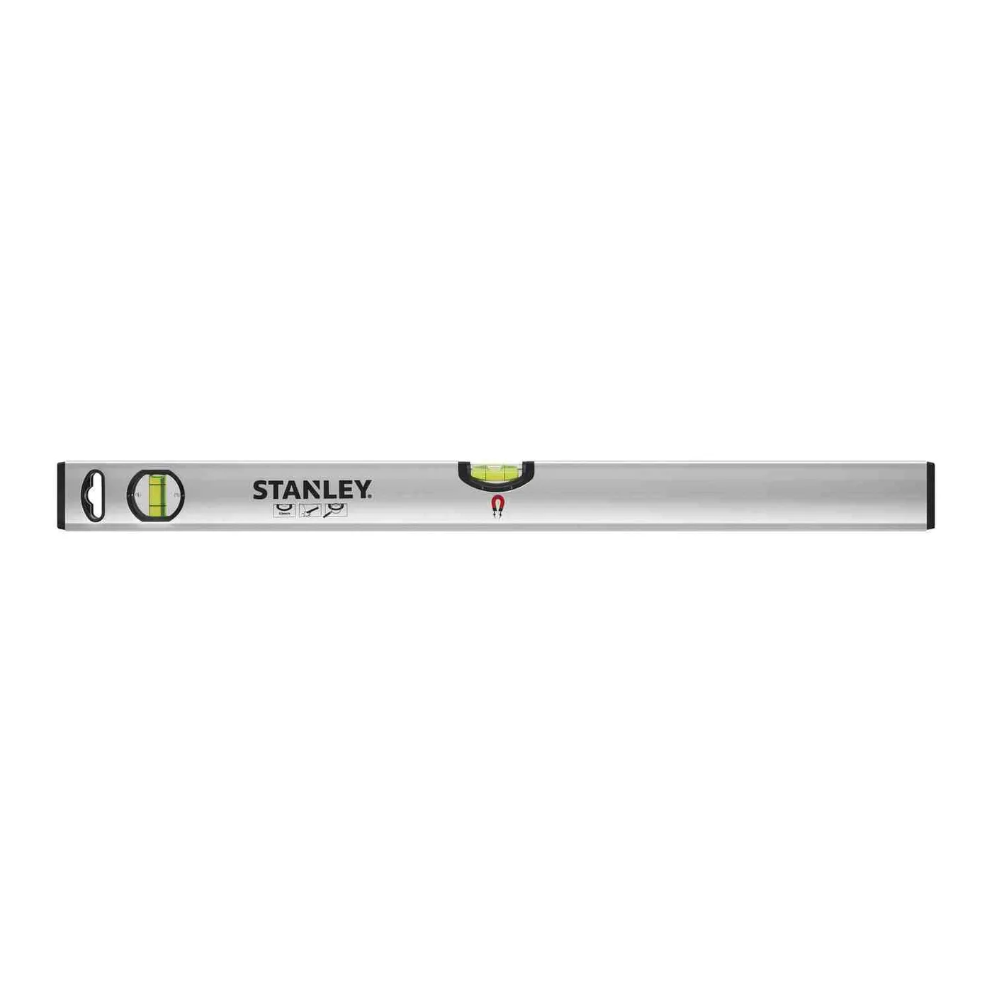 Рівень Classic Box Level алюмінієвий довжиною 600 мм з двома капсулами і магнітами STANLEY STHT1-43111 — фото 2