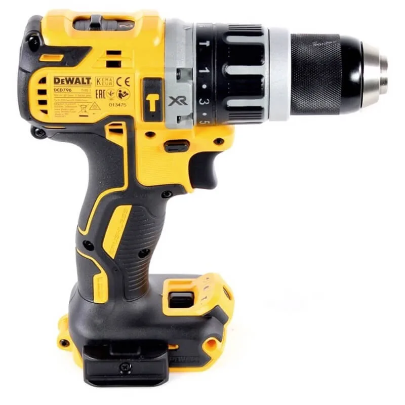 Дриль-шурупокрут акумуляторний безщітковий ударний DeWALT DCD796NT — фото 4