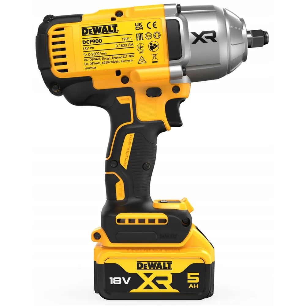Гайкокрут ударний акумуляторний безщітковий DeWALT DCF900P2T — фото 5