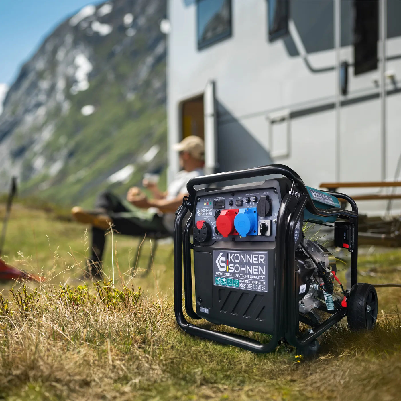 Інверторний генератор Könner & Söhnen KS 8100iE 1/3 ATSR, 8,0 кВт, бензин, електростартер — фото 7