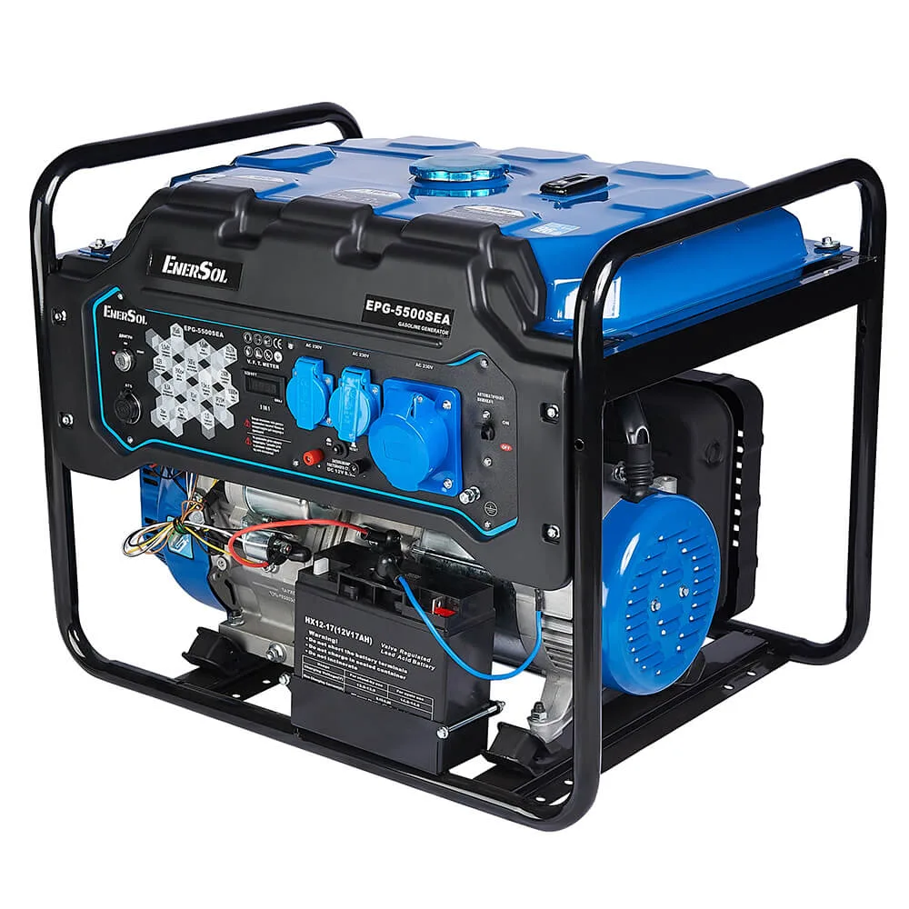 Генератор бензиновий EnerSol EPG-5500SEA, 5 кВт, електростартер — фото 2