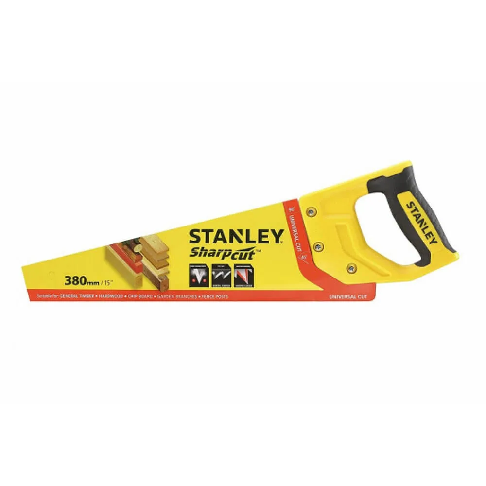 Ножівка SHARPCUT ™ довжиною 380 мм для поперечного та поздовжнього різу STANLEY STHT20366-1 — фото 2