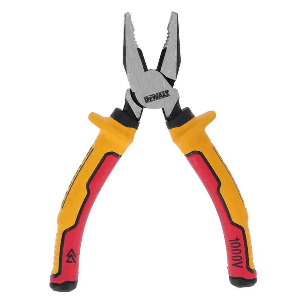 Плоскогубці електрика LASER HARDENEDl VDE 1000V комбіновані довжиною 160 мм DeWALT DWHT82810-0 — фото 2