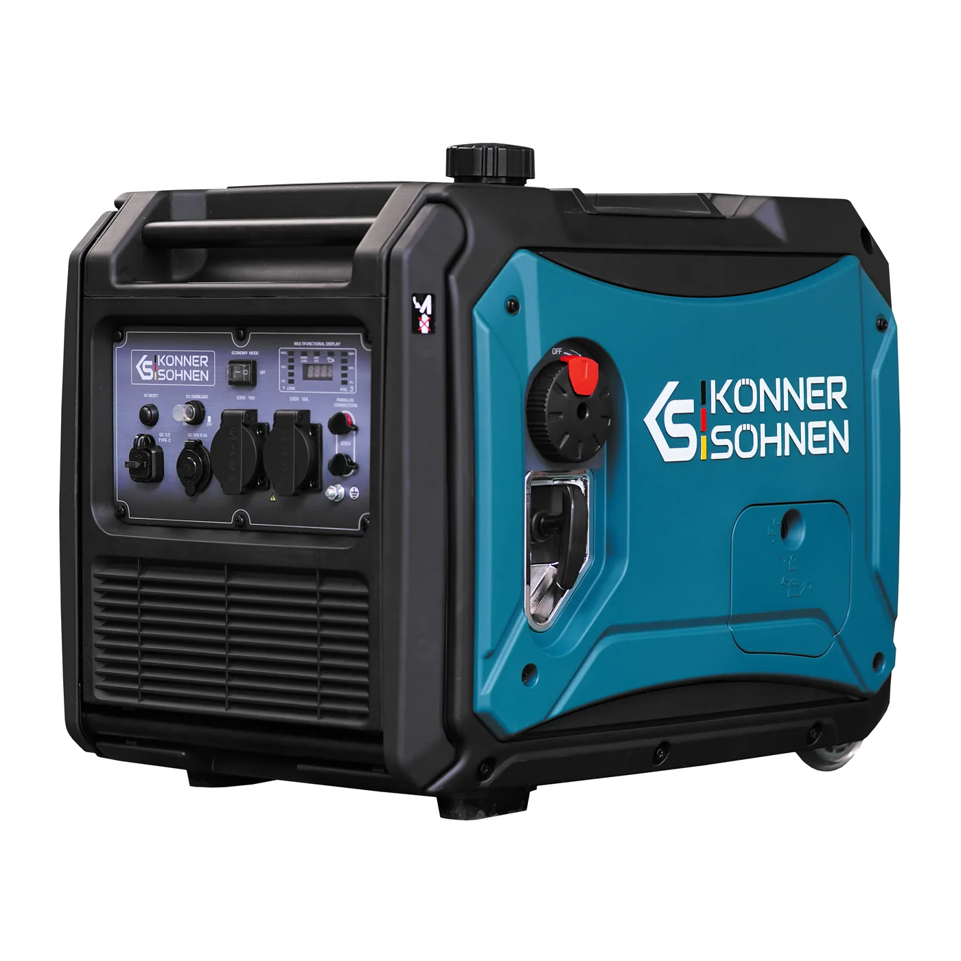 Інверторний генератор Könner & Söhnen KS 4000iEG S, 4,0 кВт, газ/бензин, електростартер — фото 3