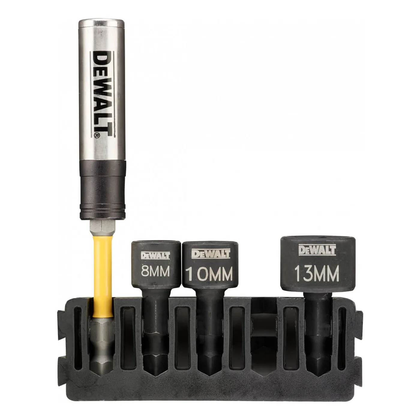 Касета з набором торцевих головок магнітних та магнітним тримачем DeWALT DT70826 — фото 2