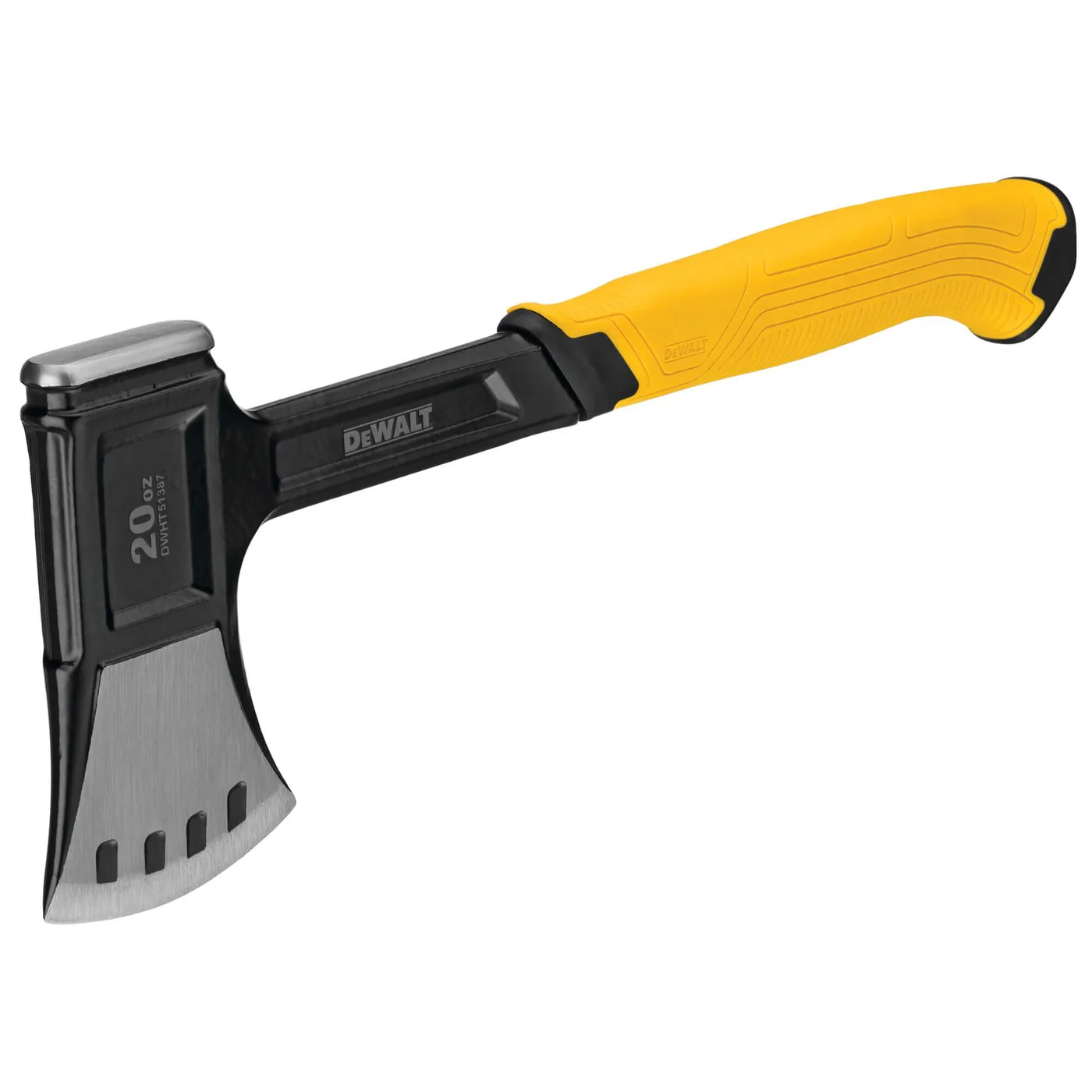 Сокира туристична суцільнометалева вагою 990 грам з чохлом DeWALT DWHT51387-0 — фото 2