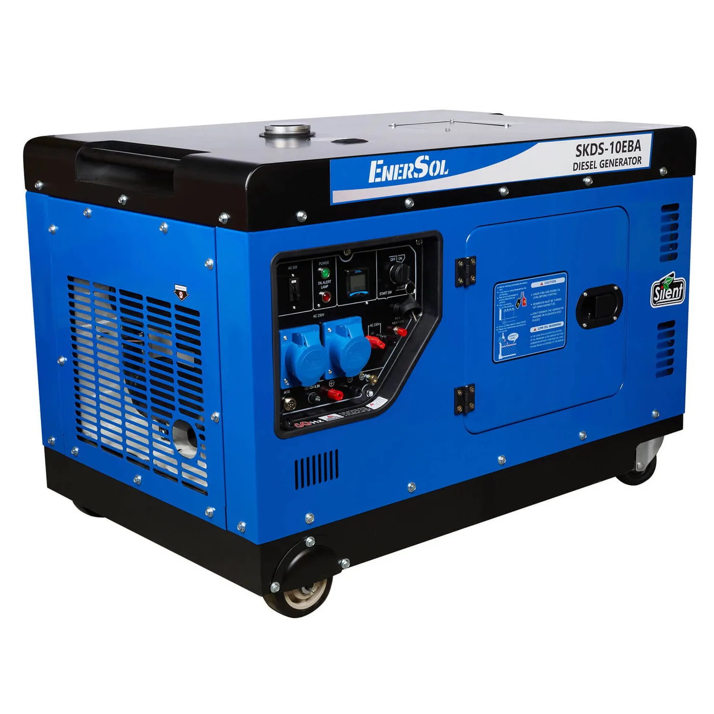 Генератор дизельний EnerSol SKDS-10EBA, 9 кВт, електростартер — фото 4