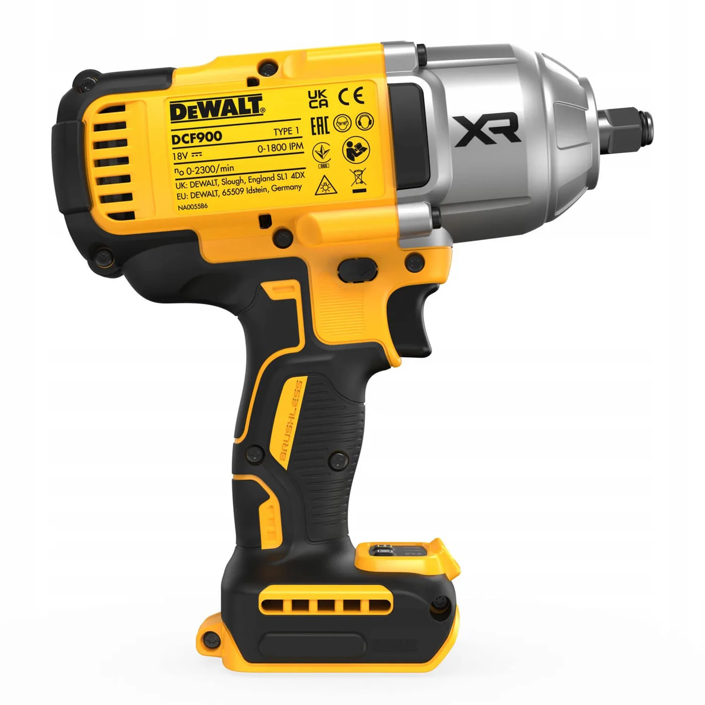 Гайкокрут ударний акумуляторний безщітковий DeWALT DCF900NT — фото 5