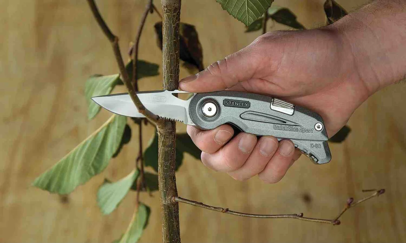 Ніж складаний QUICKSLIDE SPORT UTILITY KNIFE з двома лезами STANLEY 0-10-813 — фото 5