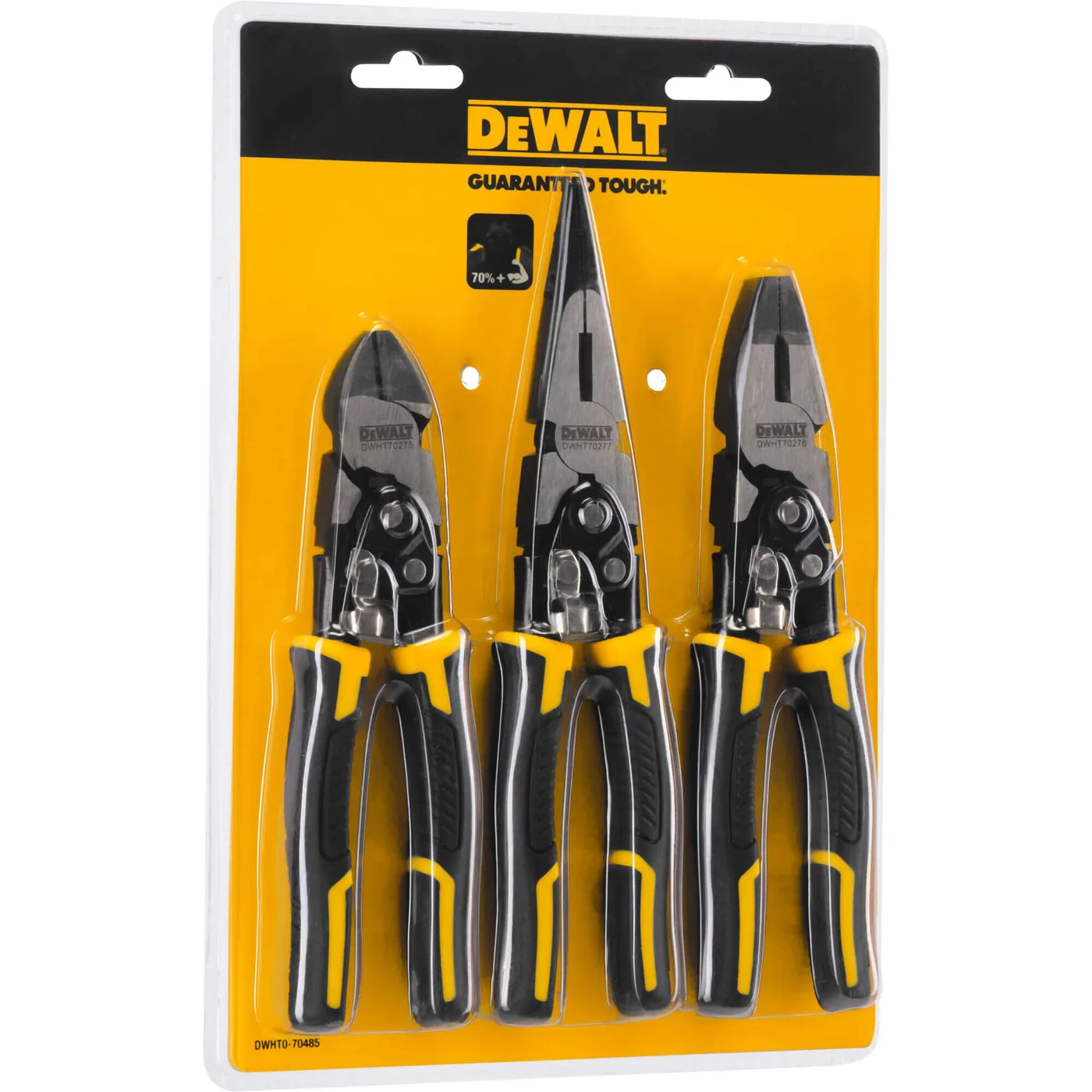 Набір з трьох шарнірно-губцевих інструментів Compound Action DeWALT DWHT0-70485 — фото 3