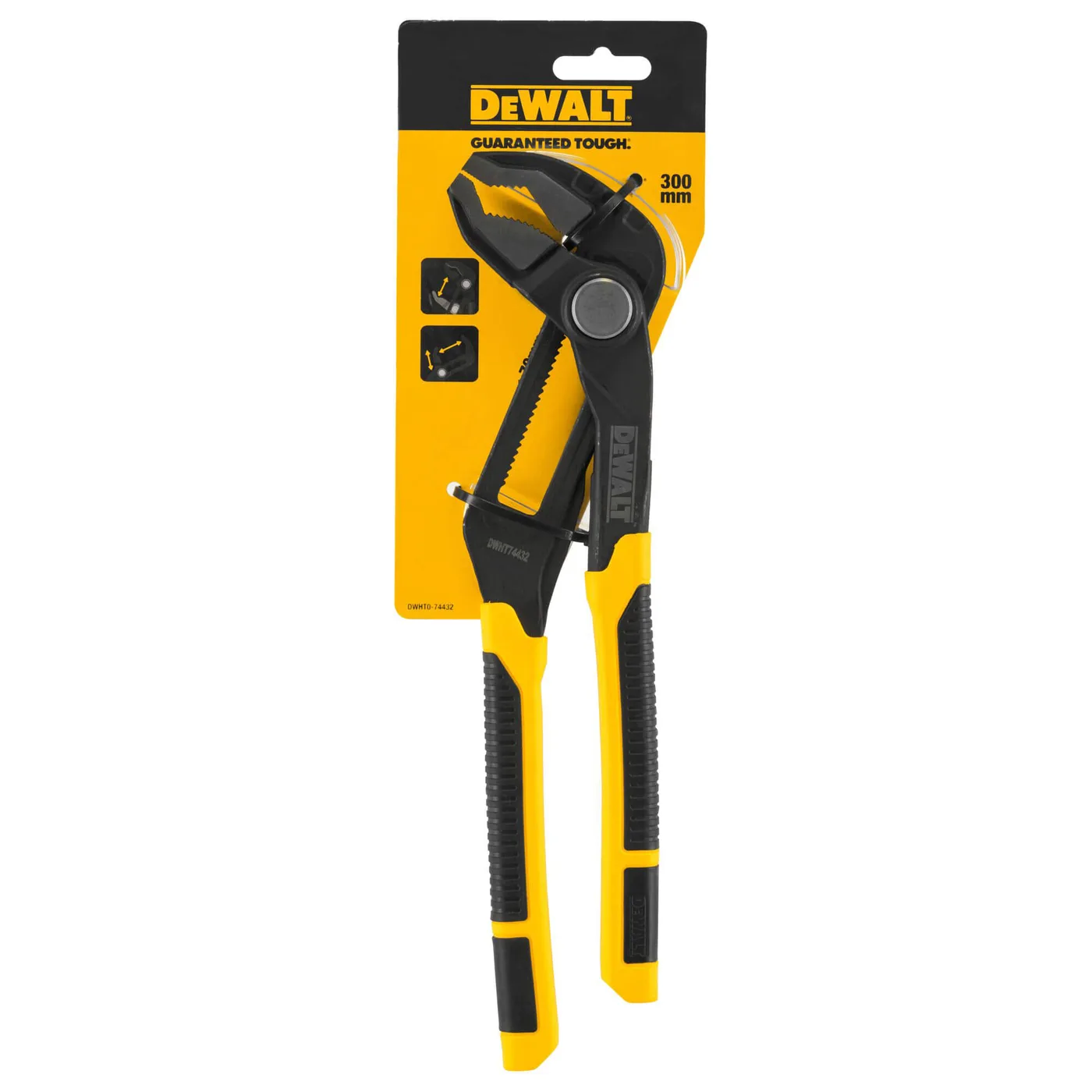 Пасатижі переставні сантехнічні довжиною 300 мм DeWALT DWHT0-74432 — фото 3