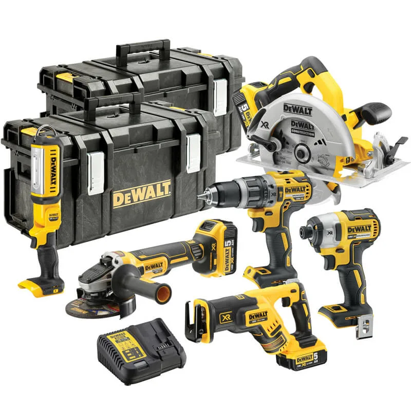 Набір з шести інструментів безщіткових DeWALT DCK623P3 — фото 5
