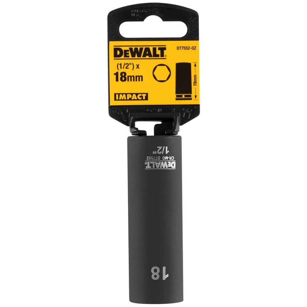 Головка торцева ударна довга IMPACT DeWALT DT7552 — фото 2