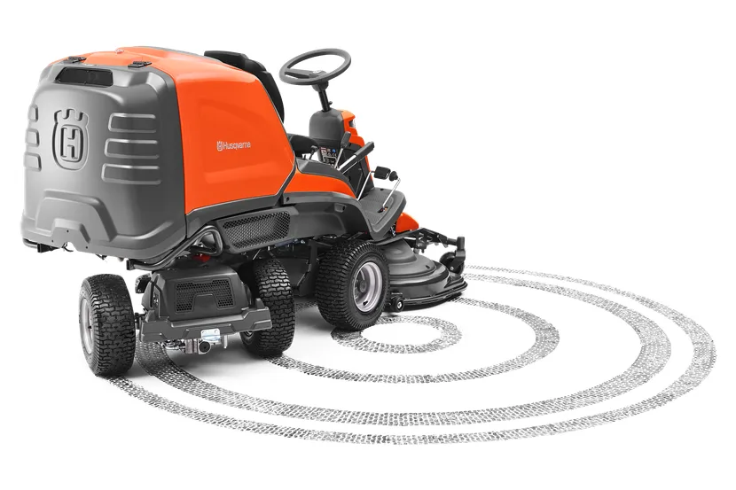 Бензинова фронтальна косарка-трактор Husqvarna RC 320Ts AWD — фото 4