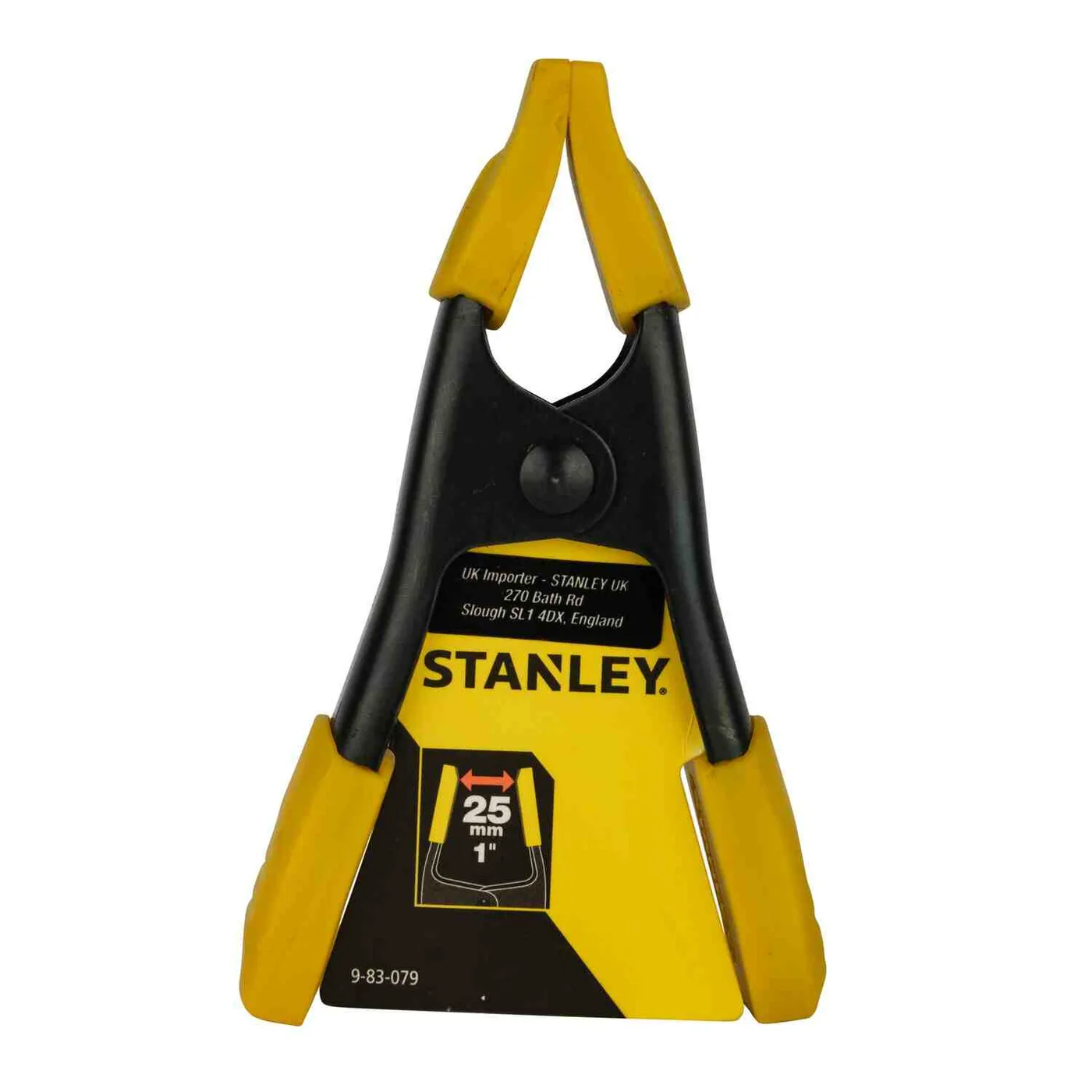 Затискач пружинний, максимальний розмір розкриття при стисканні 25 мм STANLEY 9-83-079 — фото 6