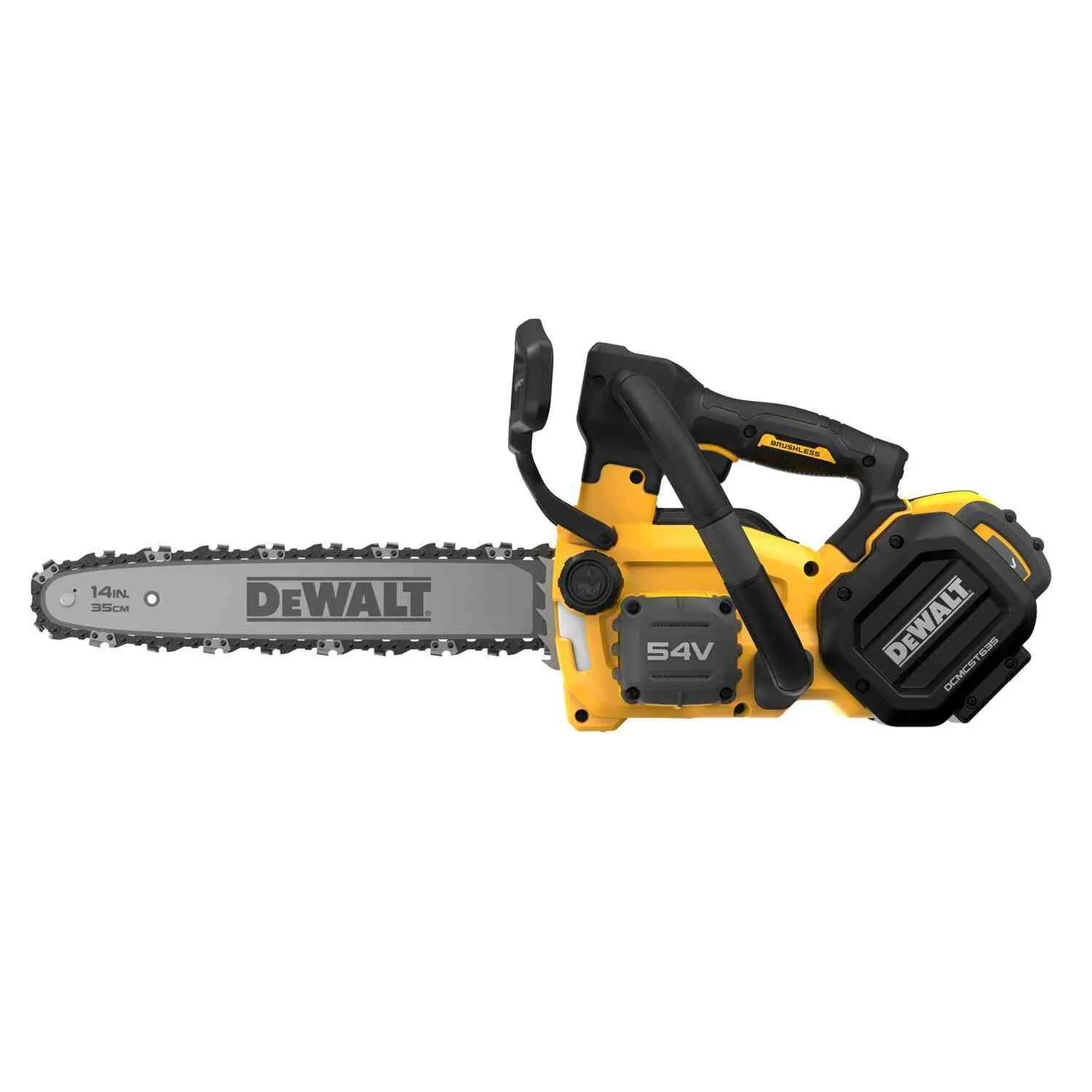Пилка ланцюгова акумуляторна безщіткова з верхньою рукояткою DeWALT DCMCST635X1 — фото 2