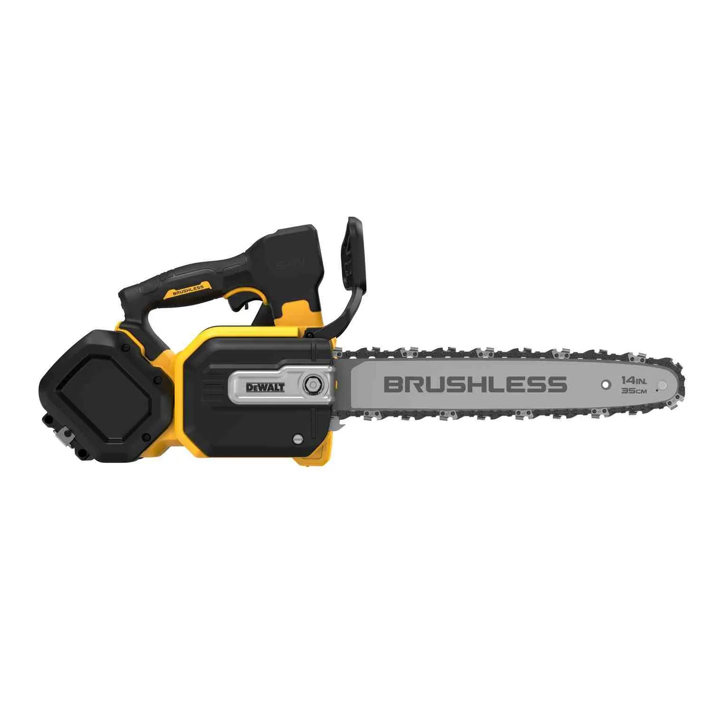 Пилка ланцюгова акумуляторна безщіткова з верхньою рукояткою DeWALT DCMCST635N — фото 3